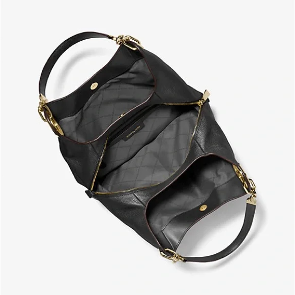 Michael Kors Black Leather Women's Bag - Picture 4 of 6